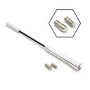 AUTOANTÉNNY STOŽIAR 20 CM 5/6MM ADAPTÉR AMI