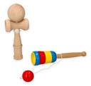 Kendama hrnčeková guľa Set pre deti 4+