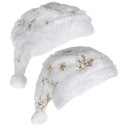 2ks Vyšívacia vianočná čiapka Snowflake Party Headdress