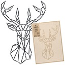 Šablóna na maľovanie MULTIPLE L 59x95cm Zvieratá Jeleň ANTERLES DEER HEAD