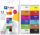 Set FIMO soft, Základné farby, 12x25g, Staedtler