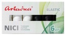 Sada 6 veľmi flexibilných vlákien Ariadna Artin Flex White-Black 120/180M