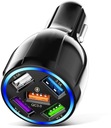 RÝCHLA NABÍJAČKA DO AUT 5v1 USB QC 3.0 PRE ĽAHŠIE NAPÁJANIE DO ZÁSUVKY