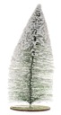 Štetec na vianočný stromček, zelený, zasnežený 32 cm