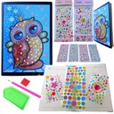 DIAMANTOVÁ VÝŠIVKA 5D DIÁR NOTEBOOK NOTEBOOK Diamantová maľba + NÁLEPKY