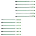 Pentel Bk 77 Green guľôčkové pero - 12 kusov