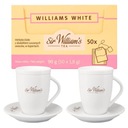 Sir William's White 50 x 1,8 g a 2 250 ml šálky s viečkami a podšálkami
