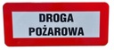 Doska T-0 Požiarna cesta, fólia I gen.