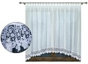 SOBOLÁ BIELA ​​PRIPRAVENÁ ZÁCLONA S ČIPKOU 300x140 HLAS