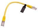 EB282 sieťový kábel PATCHCORD CAT 6 FTP 0,25m žltý