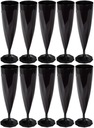 Poháre na šampanské Poháre na šampanské Black Party Birthday 135 ml 10 ks.