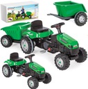 OBROVSKÝ PEDÁLOVÝ TRAKTOR S PRÍVESOM 143cm PILSAN