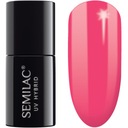 SEMILAC Hybridný lak 042 Neon Raspberry - 7 ml