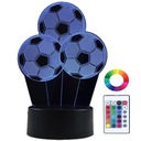 Darček na gravírovanie 3D nočného svetla na futbal