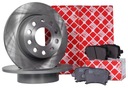 Kotúče, doštičky, FEBI zadné FORD Focus Mk2 04-13 265mm