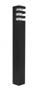 Záhradná lampa stojaca stožiar 75cm RADO pre LED E27