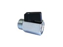 MINI guľový ventil 1/4'' M/F KVALITA PN30