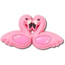 JIBBITZ CROCS ŠTÍTOK DO OBUV A ŽOPOV CROCS OZDOBNÝ KOLÍK FLAMINGO