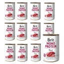 Brit Mono Protein Beef mokré krmivo pre psov 12x400g
