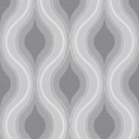 Sivá tapeta s geometrickými vlnami 10098-10 Erismann