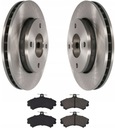 PREDNÉ DISKY + DESTIČKY SMART FORFOUR MITSUBISHI COLT CZC VI COLT VI 2004-12