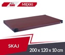 Gymnastický matrac 200x120x10cm SKAJ R60 - Hnedá