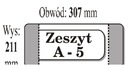 A5 OBAL NA ZOŠIT (50 KS) IKS [ŠKOLA]