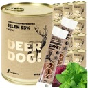 Deer Dog mokré krmivo pre psov DEER + MINT plechovka 800 G PREMIUM 93% MÄSO