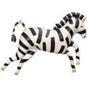 Fóliový BALÓN ZEBRA zvieratko NARODENINOVÉ safari HEL