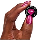 Hybridný lak na nechty SEMILAC 348 Charming Ruby Glitter