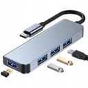HUB ADAPTÉR 4 x USB-A 3.0 USB-C TYP-C DO LAPTOP