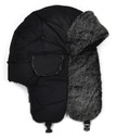 Ushanka Petrohrad - čierna | chrániče sluchu, zateplené, zimné cz1811