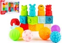 SOFT SENSORY BLOCKS GULIČKY SET 20 ks