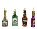Sada sklenených čačky - Gin, Whisky, Prosecco, Víno