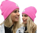 Módny dámsky jesenný klobúk Neon Pink n1