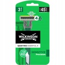 Holiace strojčeky Wilkinson Sword Quattro, 3 kusy