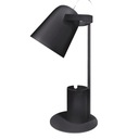 E27 ČIERNA lampa na školský stôl, prenosná stolová lampa