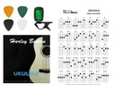 Ukulele sada: TUNER, CHORD, STRING, PICK