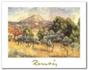 Obraz plagátu Le Mont Sainte-Victoire 30x24cm