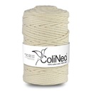 Colinea String sa preplietla pre makramu 100% bavlnu, 5 mm 100 m, slonovina