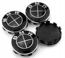 Sada 4 ks stredových krytov BMW, 68 mm