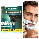 8 KS Gillette MACH3 ORIGINÁL Vyrobené v Nemecku