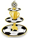 Cupcake tanier Futbal Futbal 3-poschodový