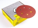 Klingspor brúsny kotúč GLS3 ​​​​PS18EK so suchým zipsom s otvormi 150 mm P80 50 ks