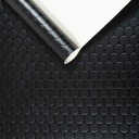 Podlahová krytina PVC linoleum gumolitové tablety Čierna 2m