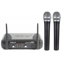 2x VHF bezdrôtový mikrofón + základná súprava Vonyx
