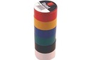 Farebná izolačná páska 19mm x 5m 6 kusov