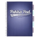 Zápisník A4/100k. Project Book Navy Pukka Pad kockovaný