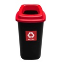 Odpadkový kôš, nádoba na odpadky, 45l, červené vedro