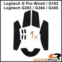 Grip Corepad Logitech G Pro / G102 / G203 / G304 /
